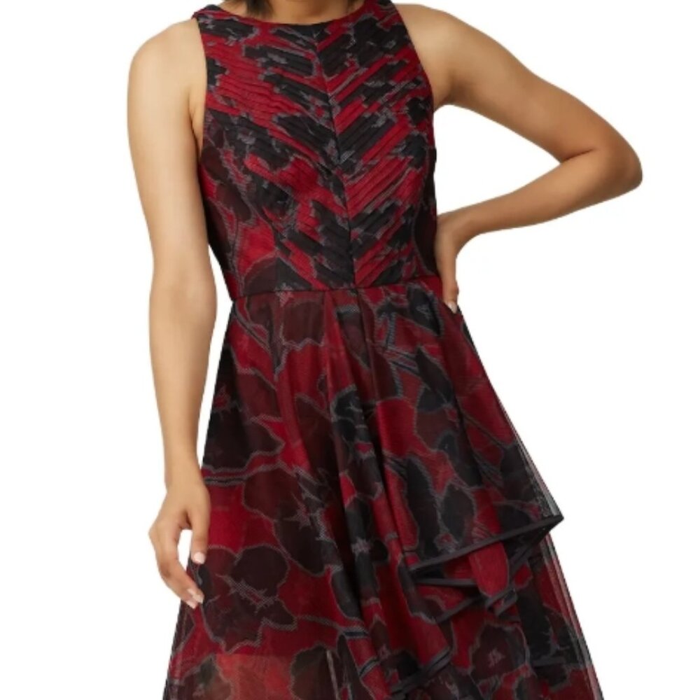 Halston Heritage Sleeveless Tulle Dress Size 4